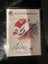 2017-18 Martin Necas SP Authentic Future Watch AUTO  FWA #163 541/999 Rookie RC