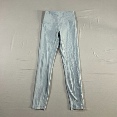 Lululemon Align Leggings Womens 4 Light Blue Stretch High Rise Athleisure Yoga