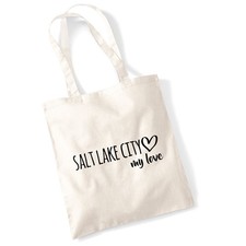 Jutebeutel Salt Lake City my love Geschenkide...
