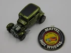 Vintage 1968 Hot Wheels Redline Classic '32 Ford Vicky Diecast Car w/ Button