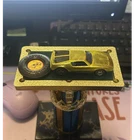 Hot Wheels AMX/2 Gold Diecast Car 1969 Vintage Mattel Collectible Trophy