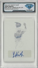 2022 Leaf Perfect Game JOSH KNOTH Printing Plate Auto 1/1 💎 DSG 10 Gem Mint