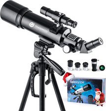 Portable 70mm Refractor Telescope for Kids  Adults with Tripod  Phone Adapter