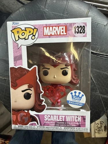 Funko Pop! Marvel Scarlet Witch Heart Valentine 1328 Funko Shop Exclusive