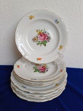 8-teiliges Porzellan-Teller-Set Johann Seltmann Bavaria, Vohenstrauß