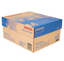 Staples 8.5" x 14" Multipurpose Paper, 20 lbs., 96 Brightness, 500/Ream, 10 Ream