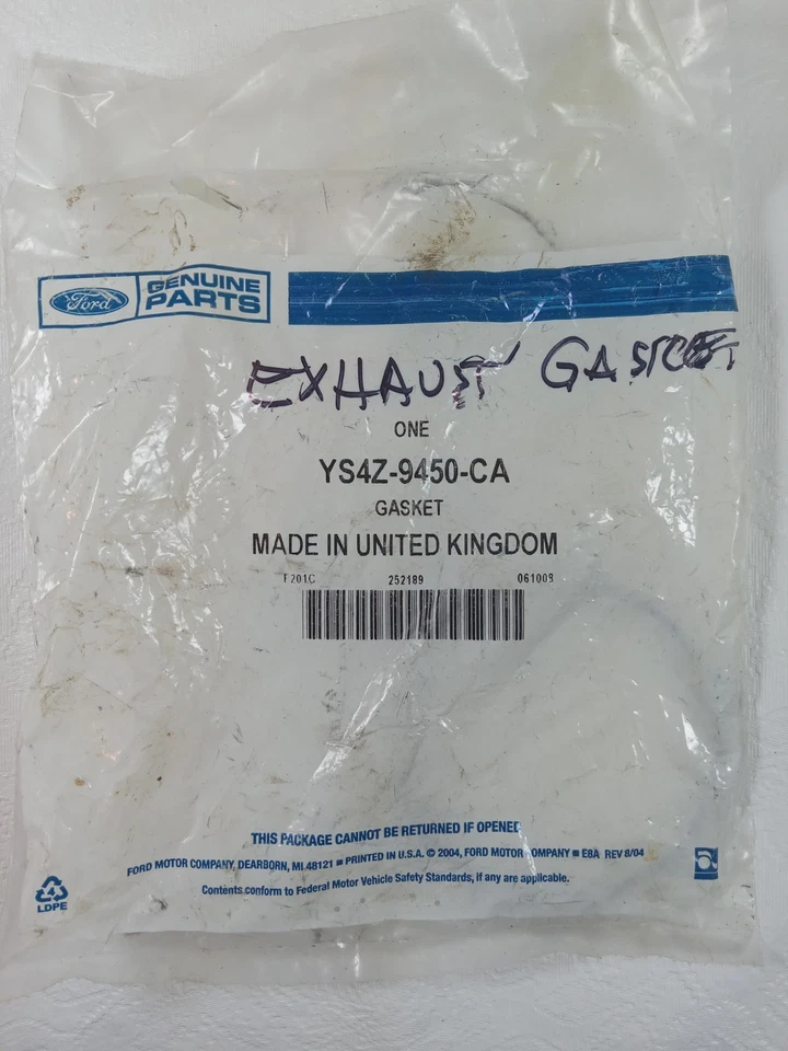 Junta convertidor Focus Escape 2000-2004 original Ford OEM YS4Z-9450-CA Foto 2 de 3