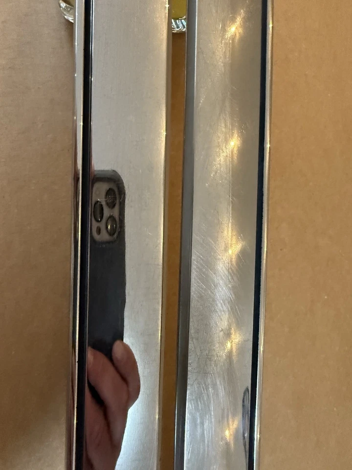 1979-85 Cadillac Eldorado Biarritz Rooftop Vinyl Trim Chrome Molding - Image 4 of 4