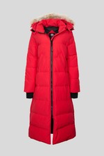 NEW Canada Goose Women’s Mystique Parka Fusion Fit – Red – Size Small – NWT
