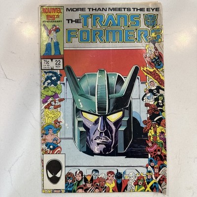 Transformers #22  -  Marvel Comic books  - 1984 series