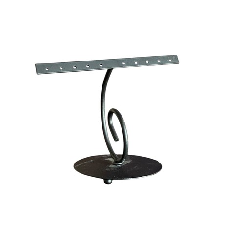 4.5 In High Raw Steel 5 Pair Earring Jewelry Display Fixture Retail Pre-owned