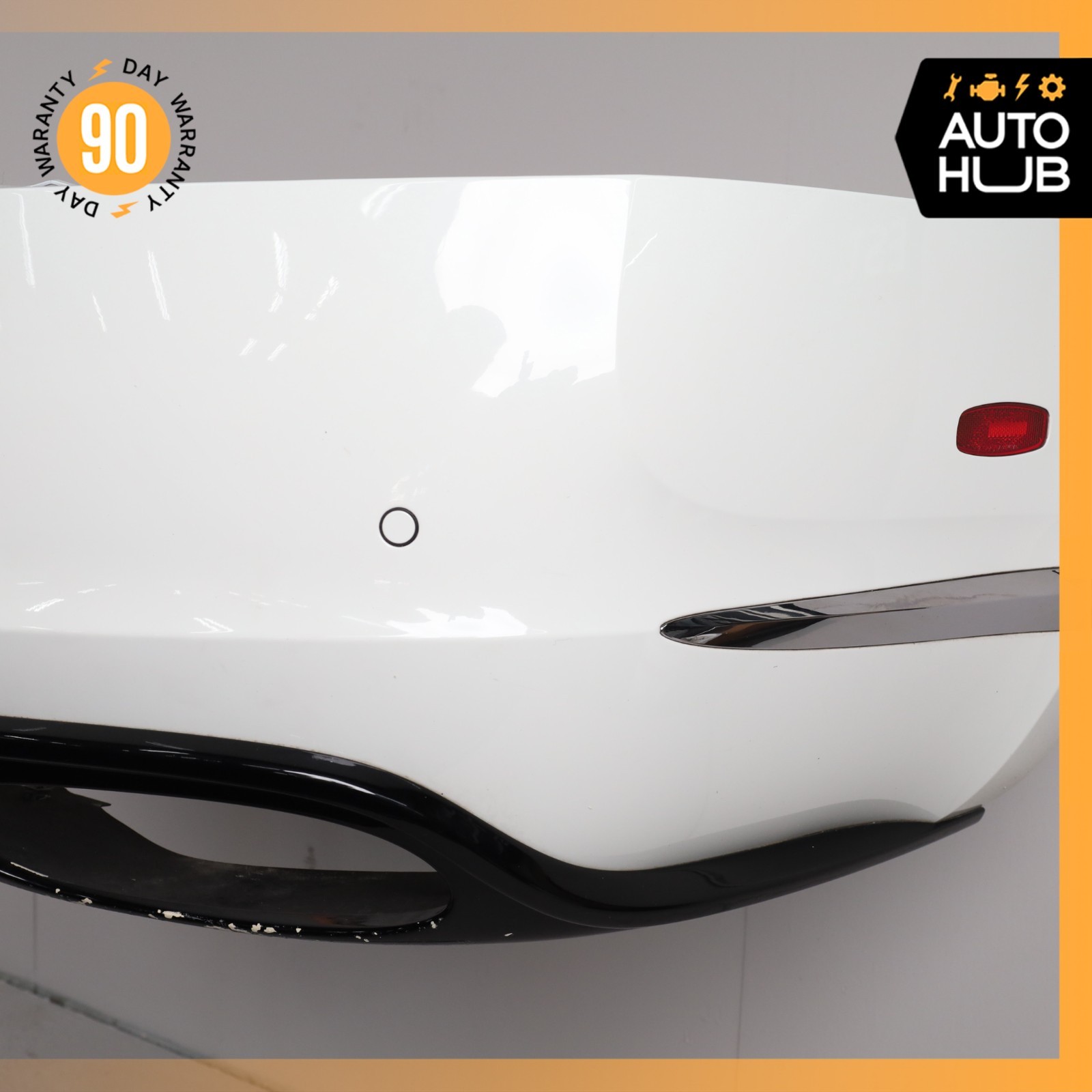 13-15 Bentley Continental GTC GT V8 S Rear Bumper Cover Assembly White OEM 49k