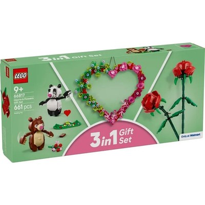 LEGO Hearts & Flowers Gift Set: Valentine's Day Gift 40638, 40821