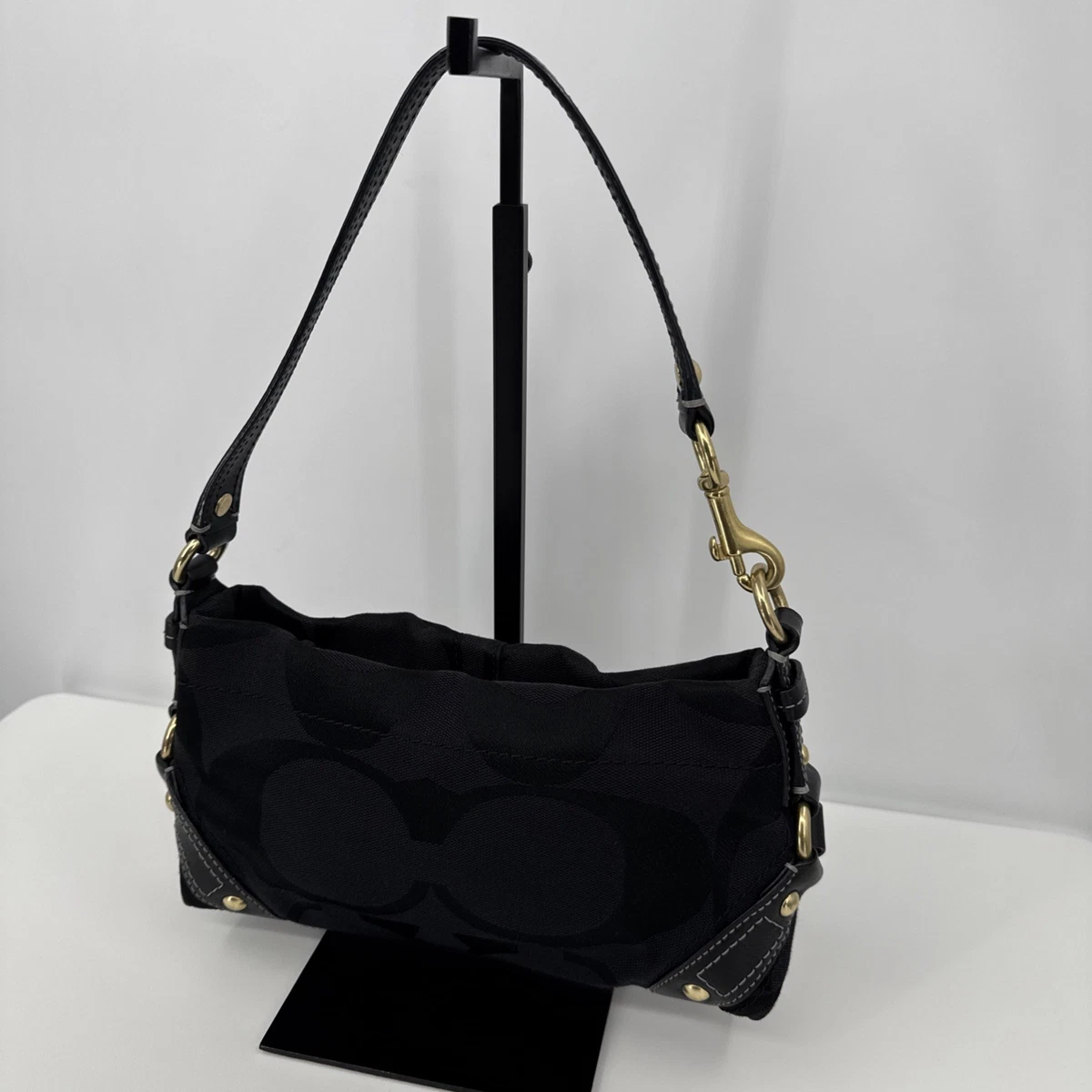 Coach Carly Canvas Exterior Shoulder Bag Bags & Handbags for Women