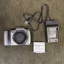 Olympus SZ-10 14MP Digital Camera HD Video Fully Tested Two Batteries