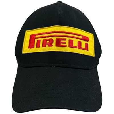 Pirelli Baseball Cap One Size Herren Schwarz Baumwolle Motoren Autorennen Sommer
