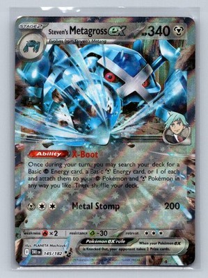 Steven's Metagross ex Holo 145/182 SV10: Destined Rivals Double