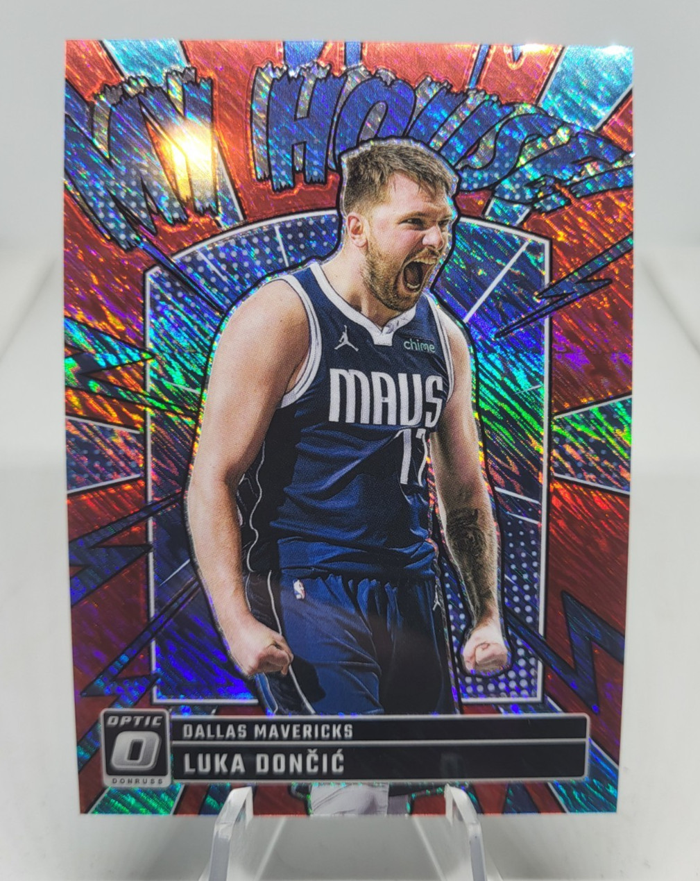 2024-25 Donruss Optic Luka Doncic My House #14 Red Shimmer /75