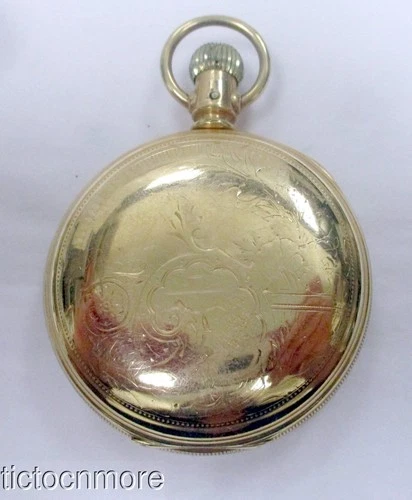 ANTIQUE VICTORIAN ELGIN GRADE 96 MODEL 4 18s HUNTER CASE POCKET WATCH 1894