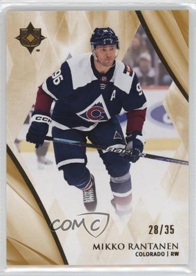 2023-24 Upper Deck Ultimate Collection Gold 28/35 Mikko Rantanen #6 f6d