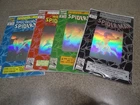 THE AMAZING SPIDER-MAN 30th ANNIVERSARY SET OF 4 HOLOGRAM COMICS WITH POSTERS HG