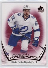 2021-22 SP Authentic Future Watch Limited Red Gabriel Fortier #175 d0b