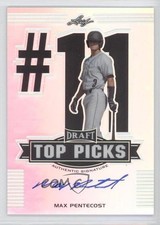 2014 Leaf Metal Draft Top Picks Max Pentecost #TP-MP1 Auto 8s6