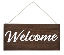 Welcome Sign for Front Door - Welcome Signs for Front Porch - Outdoor Welcome...