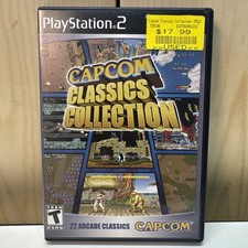 PS2 Capcom Classics Collection Game w/ Manual CIB Bin BZ