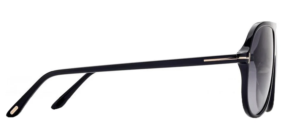 Gafas de sol TOM FORD SPENCER-02 FT0998 01B marco negro lentes degradadas humo 62 mm Foto 3 de 4