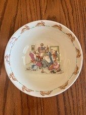 Vintage Royal Doulton Bunnykins Childs Bowl Barbara Vernon England Cereal 6 in