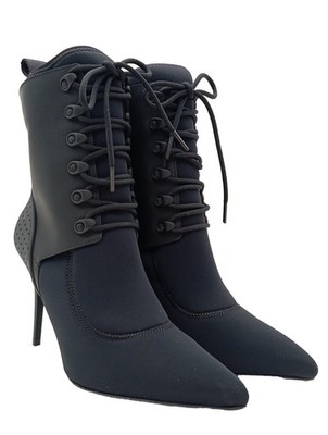 ALEXANDER WANG FOR H&M Schnür-Stiefeletten Damen Stiefeletten Gr. DE 40 schwarz