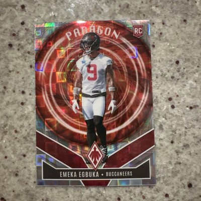 2025 Panini Phoenix Emeka Egbuka Paragon Silver Pandora /249 RC Buccaneers   