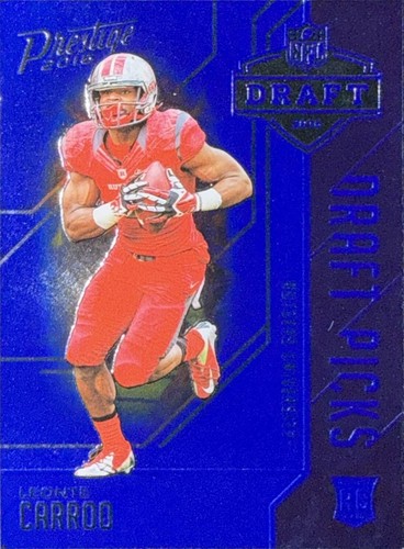 2016 Panini Prestige Draft Picks Xtra Points Blue SP #15 Leonte Carroo Rookie