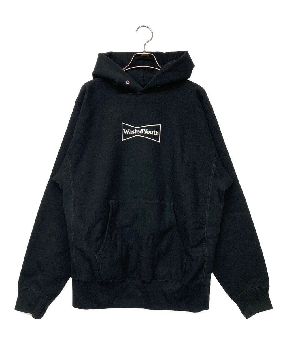 WASTED YOUTH Pullover hoodie/OTSUMO PLAZA Size: L Black Men WASTED YOUTH Pullover hoodie/OTSUMO PLAZA Size: L Black Men