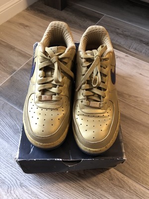 Air Force 1 Cb34 Premium GS Gold | eBay