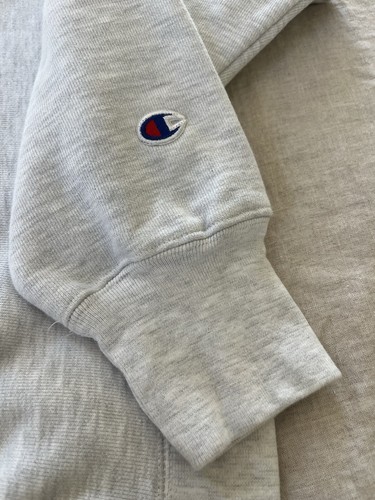 Felpa girocollo CHAMPION unisex tessuto rovesciato RICHMOND taglia XL grigio/marino - Foto 5 di 12