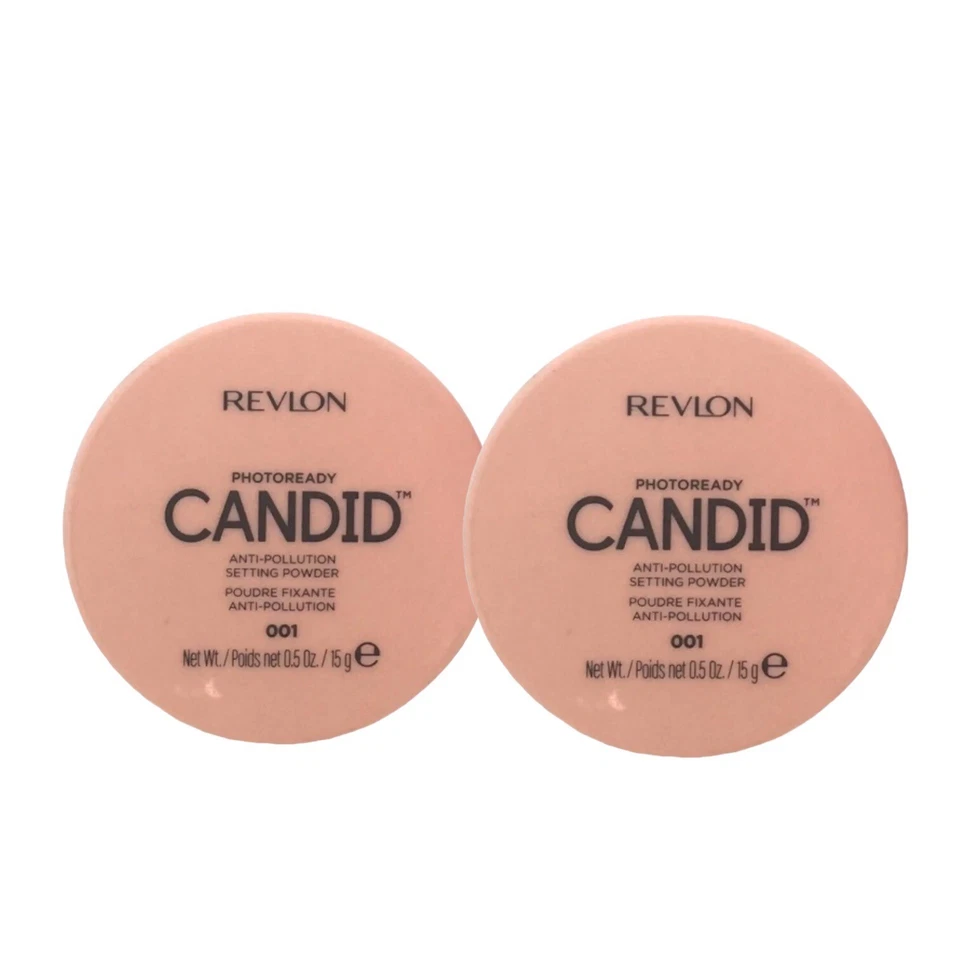 Set of 2 Revlon Photoready Candid Anti-Pollution Setting Powder #001 NOS - Image 2 of 4