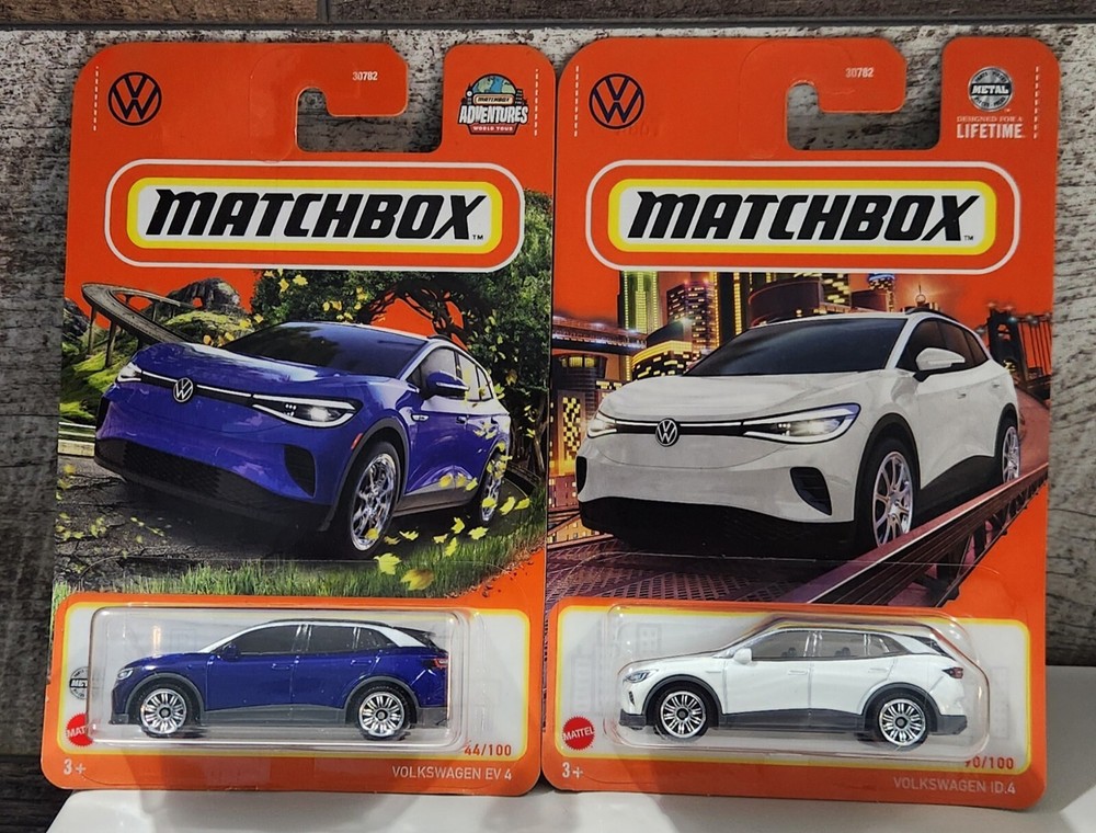MATCHBOX #44,#90 Volkswagen (VW) EV 4,Blue,White