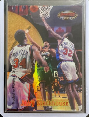 Jerry Stackhouse - Refractor - 1997-98 Bowman's Best #61