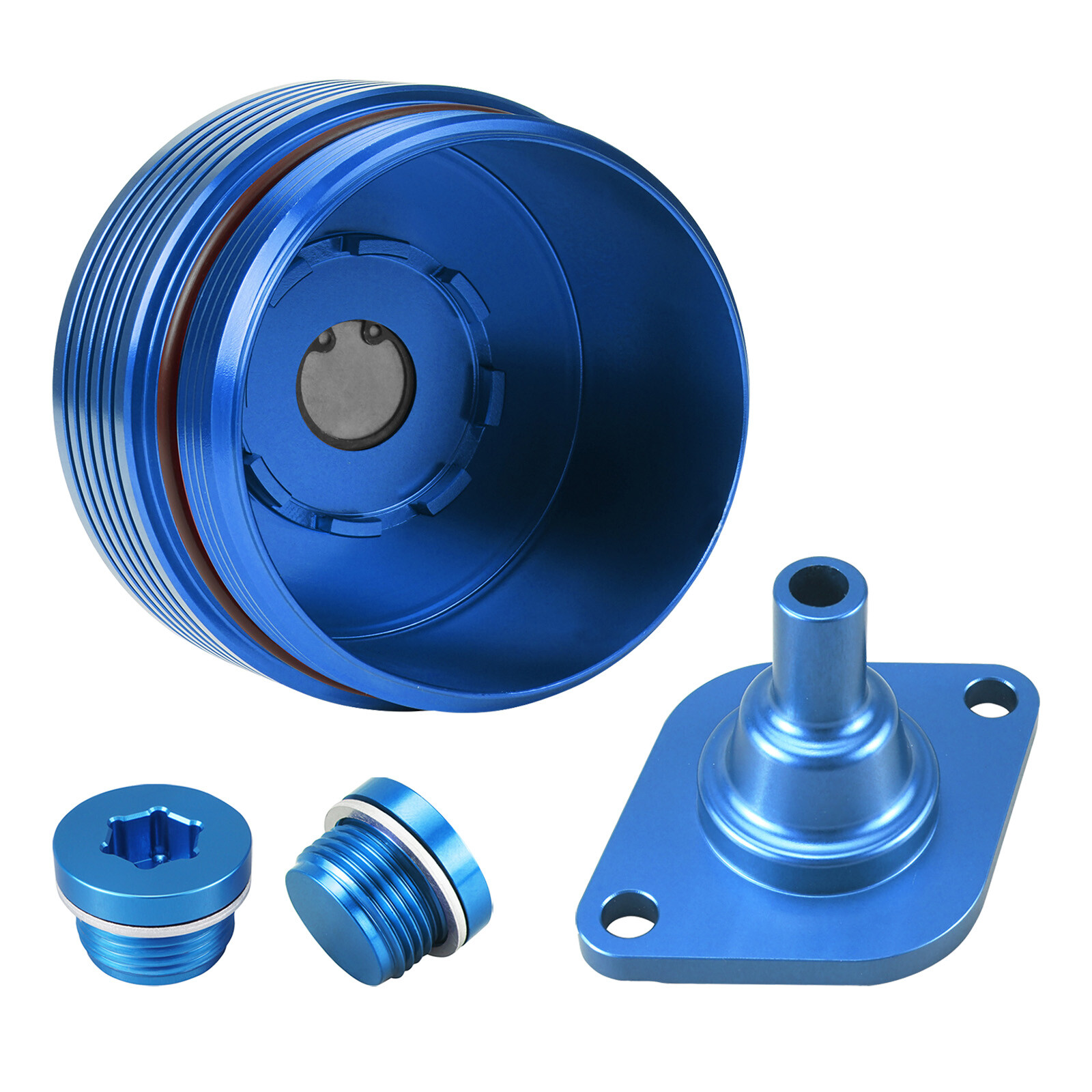 Oil Filter Cap Oil Thermostat Housing Plug Cover For BMW 135i 335i N54 N55 S55