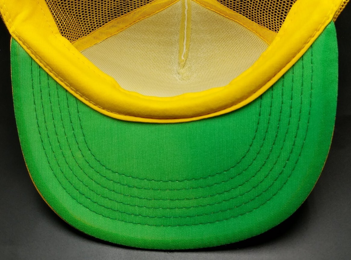 CAPTAIN hat yellow white adjustable snapback cap … - image 6