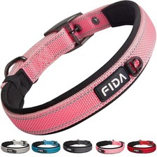 Heavy Duty Dog Collar Ultra Comfortable Soft Neoprene Padded Adjustable Refle...