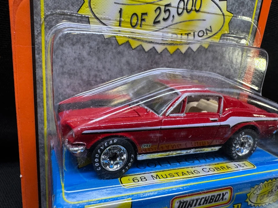Matchbox Premiere Mustang Cobra Jet Diecast Limited Edition Collectable - Image 3 of 4