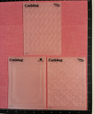 Cuttlebug Provo Craft Embossing Folders GRACE'S FRAME, FLEUR DE LIS or DIAMONDS