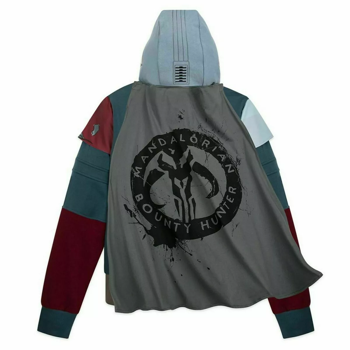 Disney Mandalorian Bounty Hunter Zip Up Sweatshirt Hoodie Adult