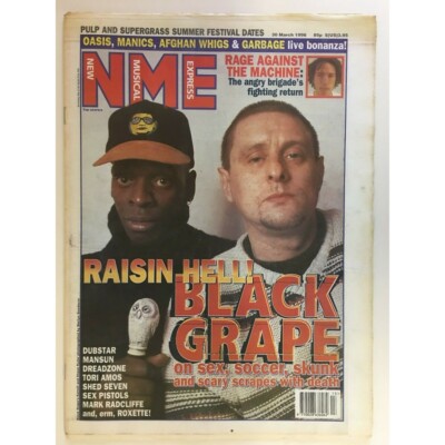 NEW MUSICAL EXPRESS NME MAGAZINE 30 MARCH 1996  BLACK GRAPE  LS