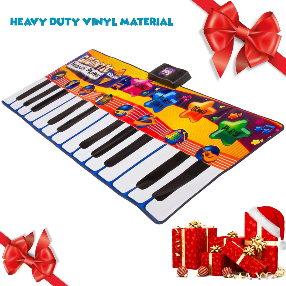 Kids Toys Piano Musical Dance Touch Keyboard Carpet Kids Floor Mat 8 Key  Piano