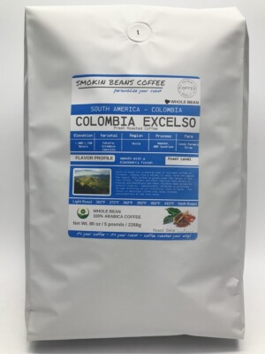 8oz/5lb - Colombia   South America   Fresh Roasted To Order Coffee