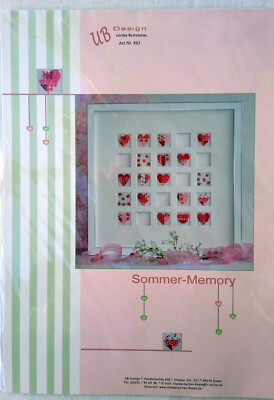 UB Design 863 Stickanleitung '' Sommer-Memory ''